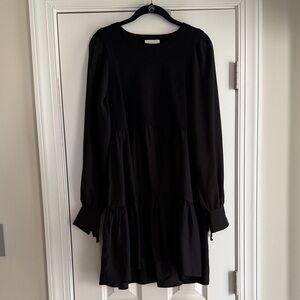 Cinq à Sept Black Long Sleeve Dress